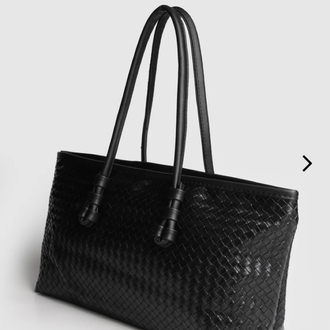Paris Kadın Siyah Vintage Baget Çanta