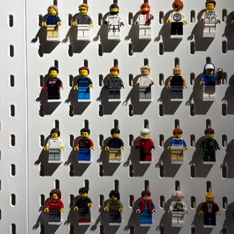 Lego Minifigür Sergileme Standı (10 Adet)