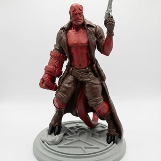 Hellboy - 3D Print & El Yapımı Özel Tasarım