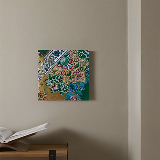 Fidan | yağlı boya Tablo | El Yapımı Duvar Dekoru | 20x20 cm