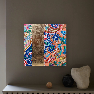 Işık Yolu | yağlı boya Tablo | El Yapımı Duvar Dekoru | 20x20 cm
