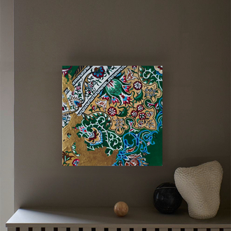 Fidan | yağlı boya Tablo | El Yapımı Duvar Dekoru | 20x20 cm