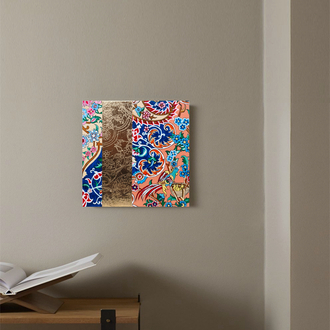 Işık Yolu | yağlı boya Tablo | El Yapımı Duvar Dekoru | 20x20 cm