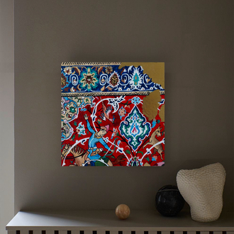 Alsev | yağlı boya Tablo | El Yapımı Duvar Dekoru | 20x20 cm