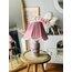 Rose Store pembe abajur pembe çiçekli vazo