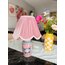Rose Store pembe abajur pembe çiçekli vazo