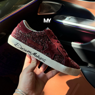 Golden Goose ⭐️ “Glitter Bordeaux”