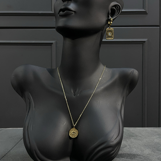 Gold Nazar Gözü Set