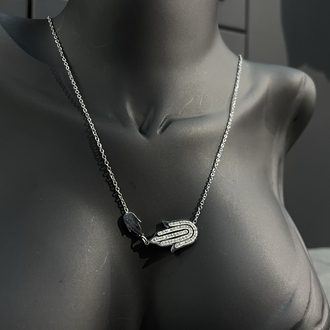 Silver Hamsa Set