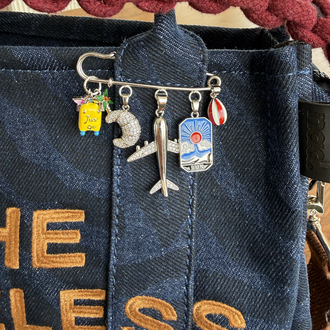 Just Go Brooch