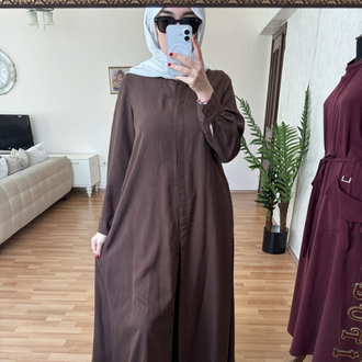 Tensel kahverengi pardüse ve Pantalon
