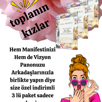 VİZYON PANOSU 3 LÜ PAKET - PROMOSYONLU SET 2
