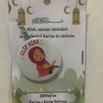 Kur'an-ı Kerim Hatırası Anahtarlık