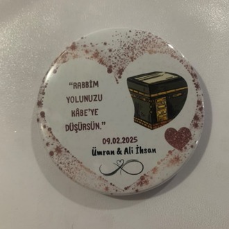 50 Adet Umre Hatırası Magnet
