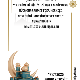 Umre Hatırası Magnet 58 mm 
