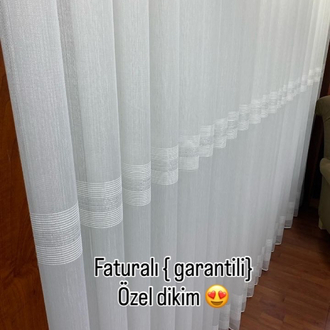 Sude bantlı tül sık pile GÜMÜŞ