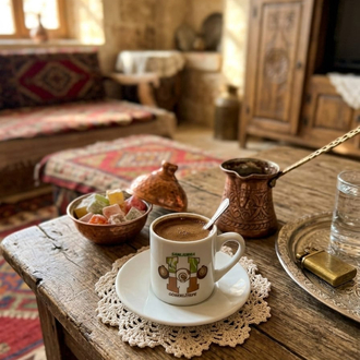 Synora P1014 - Özel Tasarım Porselen Kahve Fincanı