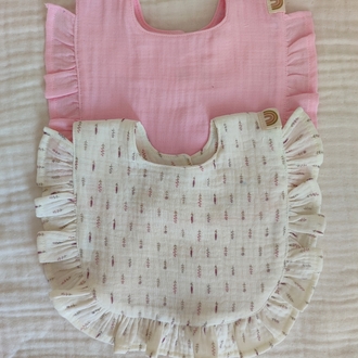 Fırfırlı Önlük (Pembe Set)