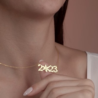 Navan 925 Ayar Gümüş Kar Tanesi Detaylı Yıl Kolyesi (Gold, Silver ve Rose)