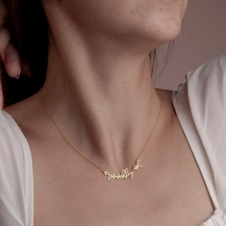 Navan 925 Ayar Gümüş Çiçek Motifli Kişiye Özel İsim Kolyesi (Gold, Silver ve Rose)