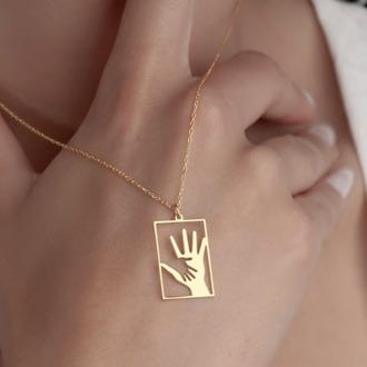 Navan 925 Ayar Gümüş Ay & Mandala Kolyesi (Gold, Silver ve Rose)