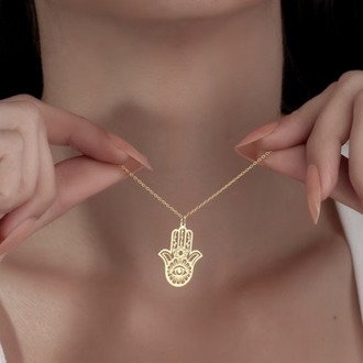 Navan 925 Hamsa Kolye – Gümüş