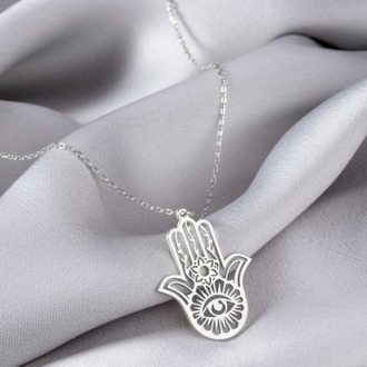 Navan 925 Hamsa Kolye – Gümüş