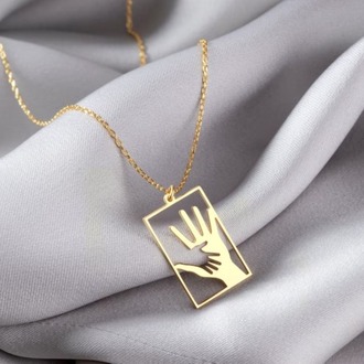 Navan 925 Ayar Gümüş Ay & Mandala Kolyesi (Gold, Silver ve Rose)