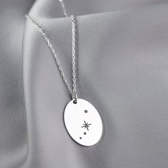 Navan 925 Ayar Gümüş Minimal Yıldız Motifli Kolye (Gold, Silver ve Rose)