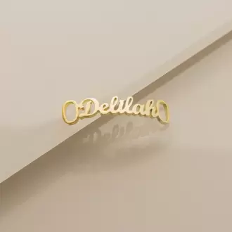 Navan 925 Ayar Gümüş Kişiye Özel Ayakkabı Bağcık Takısı (Gold, Silver ve Rose)
