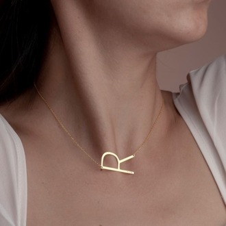 Navan 925 Ayar Gümüş Minimal Harf Kolyesi (Gold, Silver ve Rose) – Kişiye Özel