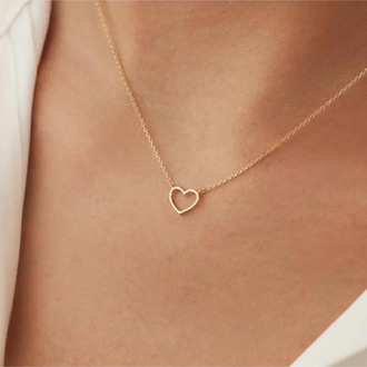 Navan 925 Ayar Gümüş Minimalist Kalp Kolye (Gold, Silver ve Rose)