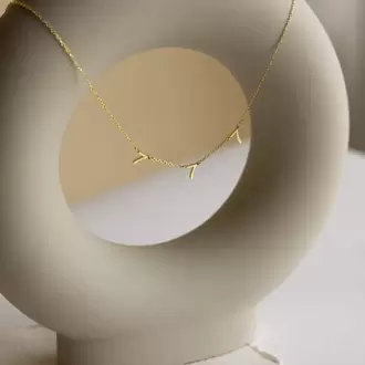 Number Necklace | Altın Gümüş Rose Kaplama | Özel Tasarım | Kutulu Hediye