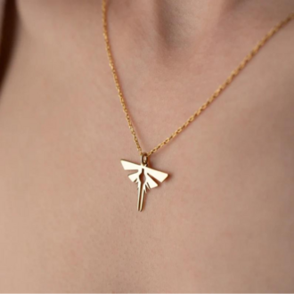 Navan 925 Ayar Gümüş Yusufçuk Kolye (Gold, Silver ve Rose)