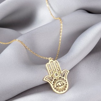 Navan 925 Hamsa Kolye – Gümüş