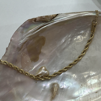 14 Ayar Altın Görünümlü İtalyan Burgu Bileklik – Gold Renk | Nazar Jewelry Atelier