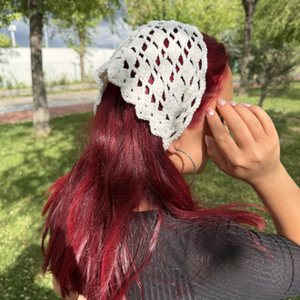 Örgü bandana 