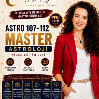 İleri Seviye Uzmanlık & Master Astroloji Video Eğitim Seti
