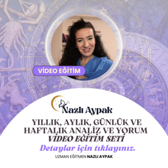 Periyodik Transitleri Okuma (Aylık • Haftalık • Günlük • Yıllık) Video Eğitim Seti