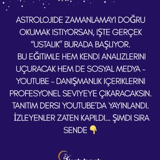 Periyodik Transitleri Okuma (Aylık • Haftalık • Günlük • Yıllık) Video Eğitim Seti