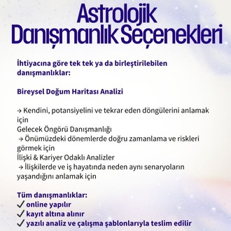 Yıllık Gelecek Öngörü Danışmanlığı (12 Aylık)