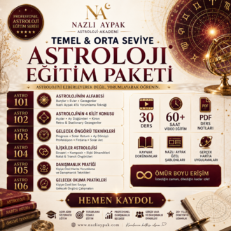 TEMEL&ORTA SEVİYE ASTRO EĞİTİM PAKETİ