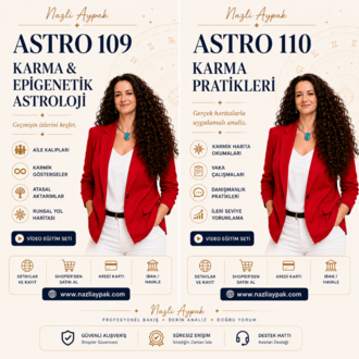 KARMA ASTROLOJİSİ VİDEO EĞİTİM PAKETİ