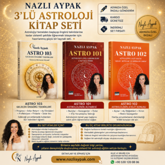 NAZLI AYPAK İMZALI 3'LÜ ASTROLOJİ KİTAP SETİ