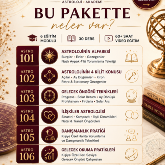 TEMEL&ORTA SEVİYE ASTRO EĞİTİM PAKETİ