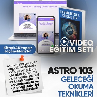 ASTRO 103 | Astrolojide Gelecek Öngörü Teknikleri – Video Eğitim Seti