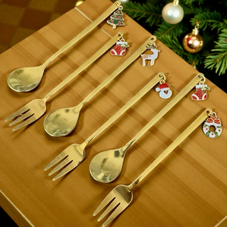 Noel kaşık çatal seti