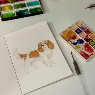 Suluboya Boyama Kitabı | Köpek