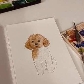 Suluboya Boyama Kitabı | Köpek
