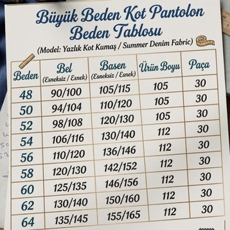 KADIN-BÜYÜK BEDEN JEANS GENİŞ PAÇA SERPME TAŞLI KOT PANTOLON-Koyu Kot Mavi